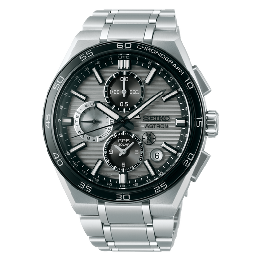 Seiko Astron GPS Solar 5X Dual-Time Chronograph Watch - SSH177J1