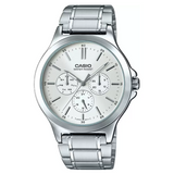 ENTICER MEN MTP-V300HD-7AUIF - A1892 Silver Multi-Dial - Men's Watch - KRISHNA WATCH COMPANY