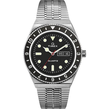 Timex 3 Hands Men's Analog Black Dial Coloured Quartz Watch, Round Dial With 38 Mm Case Width - TW2U61800U9 - KRISHNA WATCH COMPANY