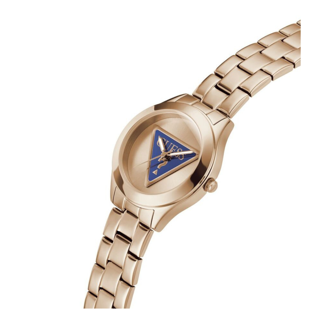 Guess Ladies Watch Wristwatch Tri Plaque Stainless Steel Rose Gold GW0675L3 - KRISHNA WATCH COMPANY