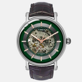 Timex E Class Male Green Analog Leather Watch TWEG16718 - KRISHNA WATCH COMPANY