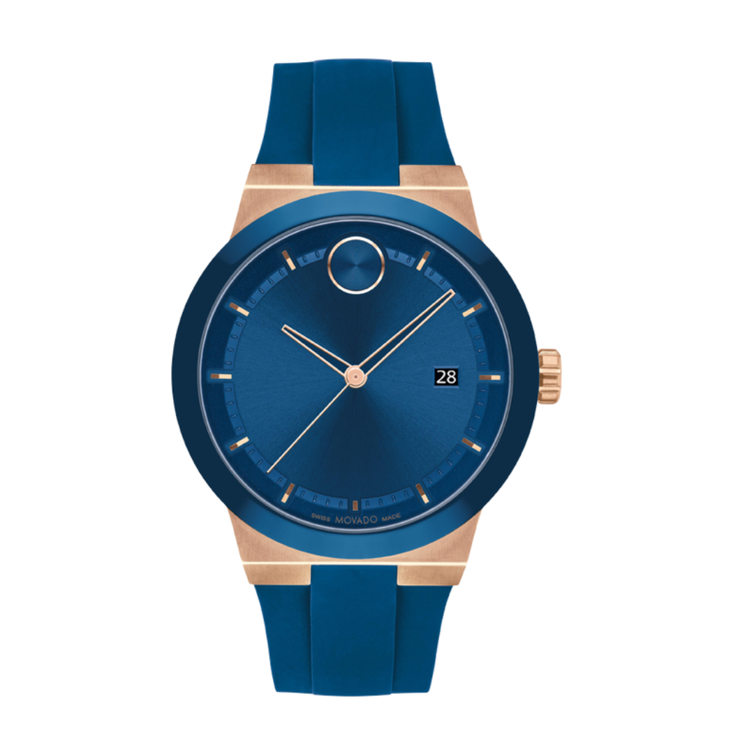 Silicon analog top men's watch