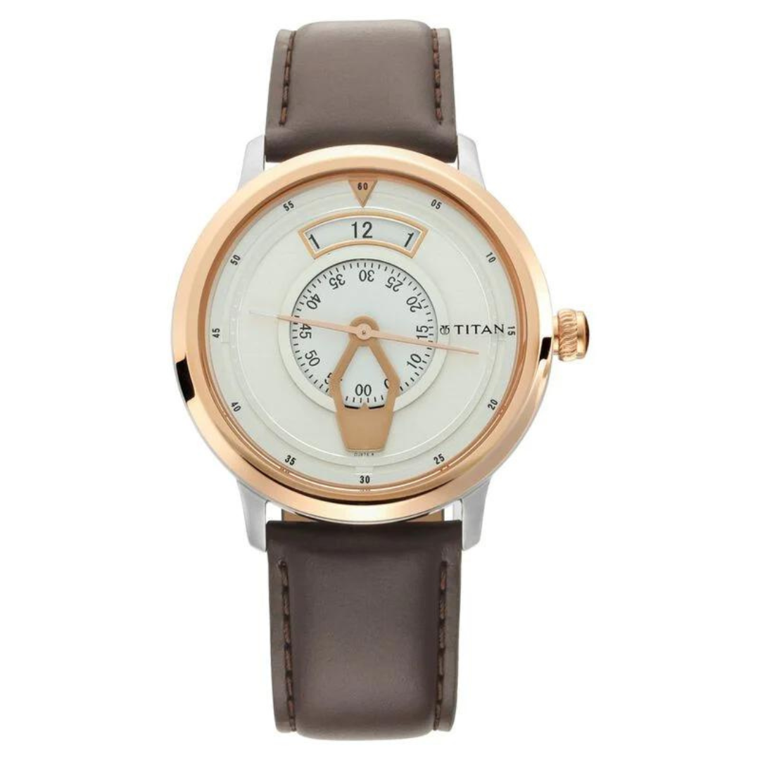 Titan Maritime Strap Watch for Men - 1828KL01 - KRISHNA WATCH COMPANY