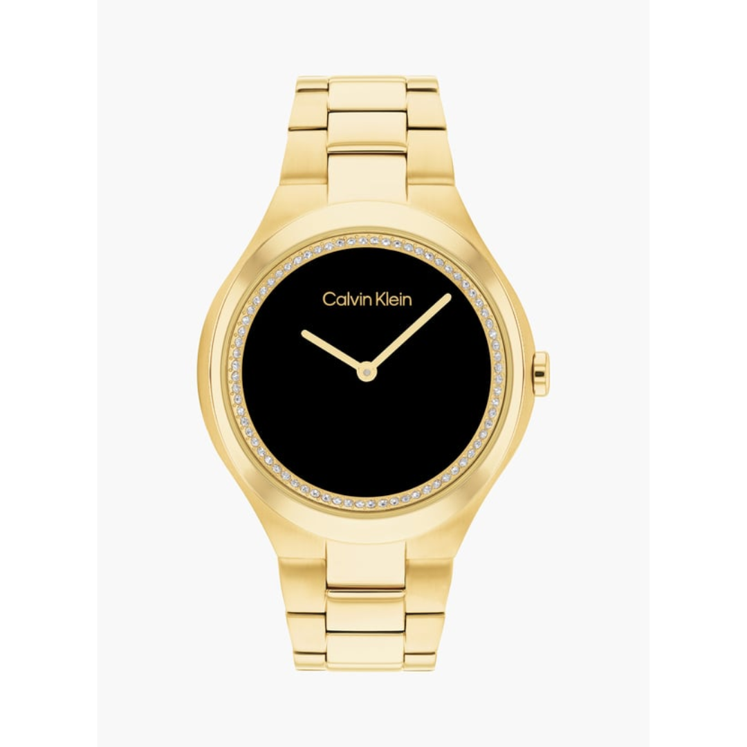 Calvin Klein Admire Quartz Black Round Dial Women's Watch - 25200367 - KRISHNA WATCH COMPANY
