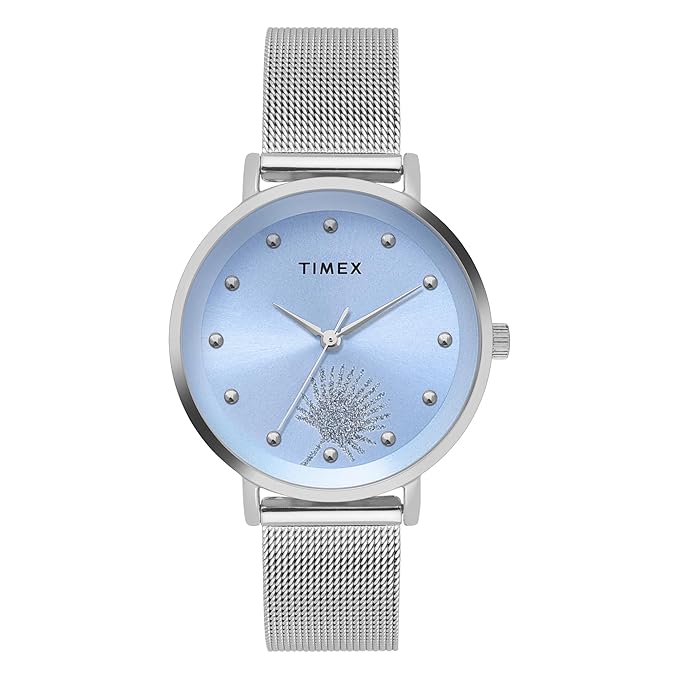 Timex Blue Dial Women's Watch - TWEL12922 - KRISHNA WATCH COMPANY