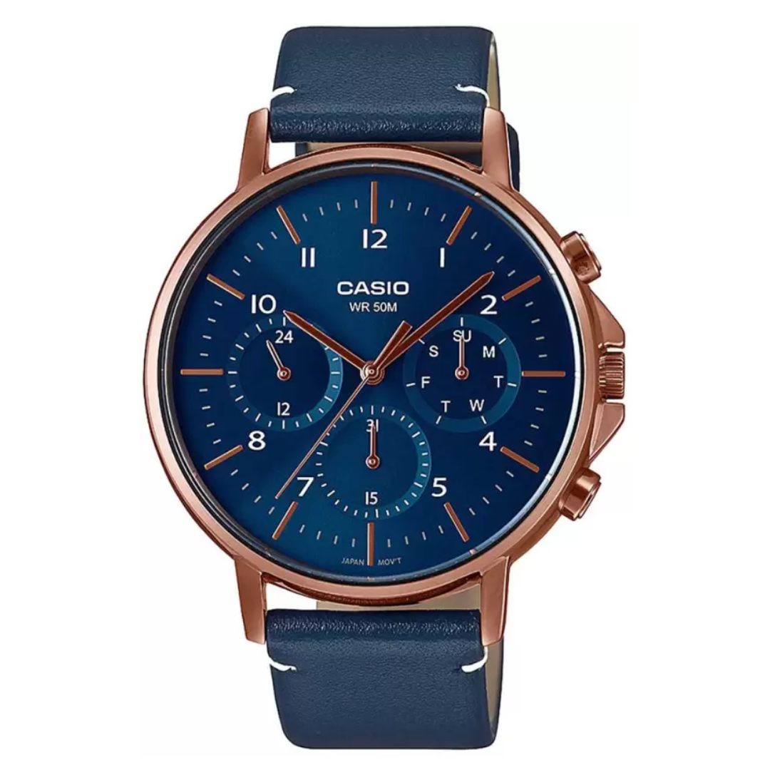 CASIO ENTICER MEN MTP-E321RL-2AVDF - A1849 - KRISHNA WATCH COMPANY