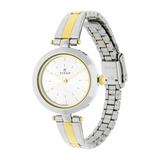 Titan Karishma Silver Dial Women Watch With Stainless Steel Strap NT2574BM01