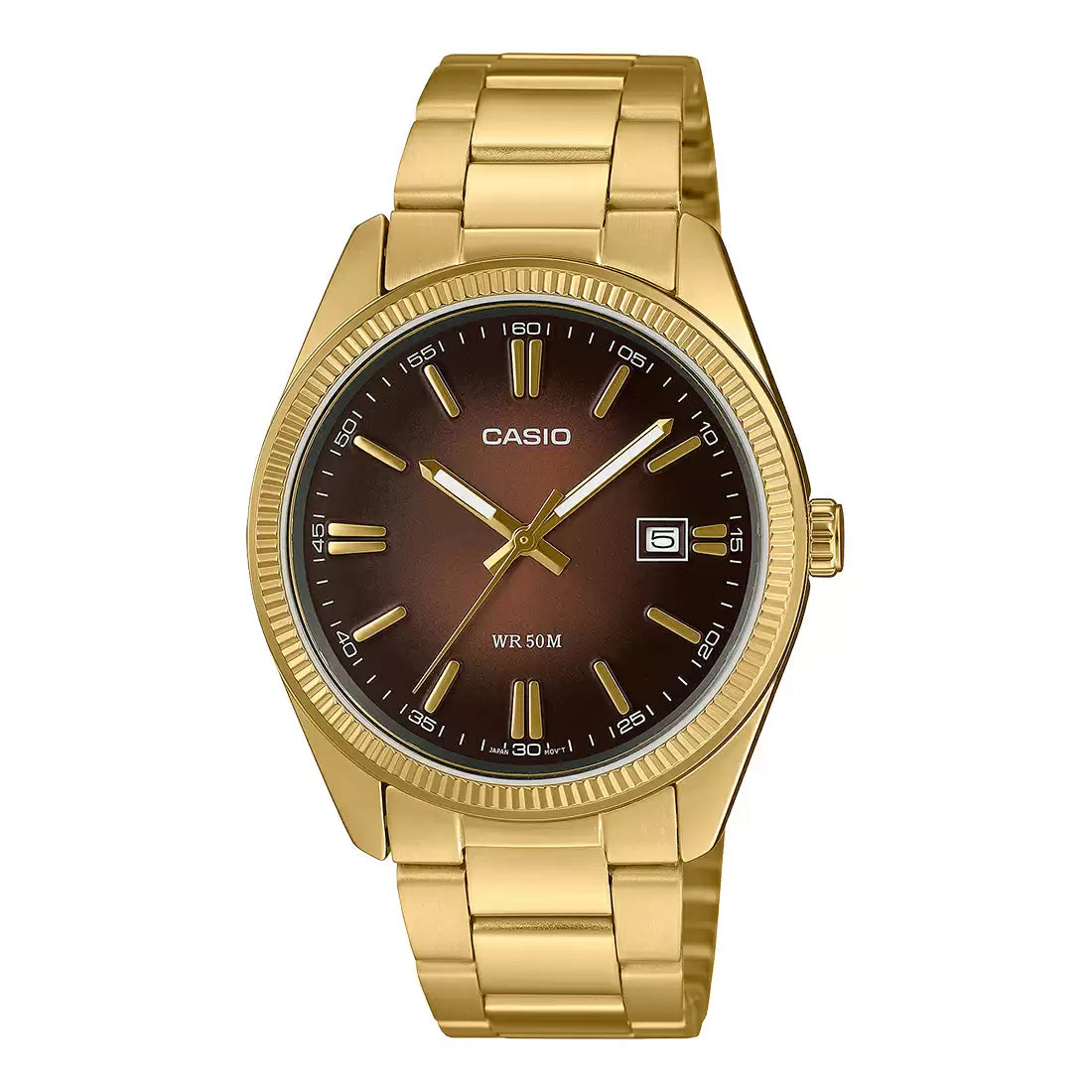 Casio ENTICER MEN MTP-1302PGC-5AVEF - A2375 - KRISHNA WATCH COMPANY