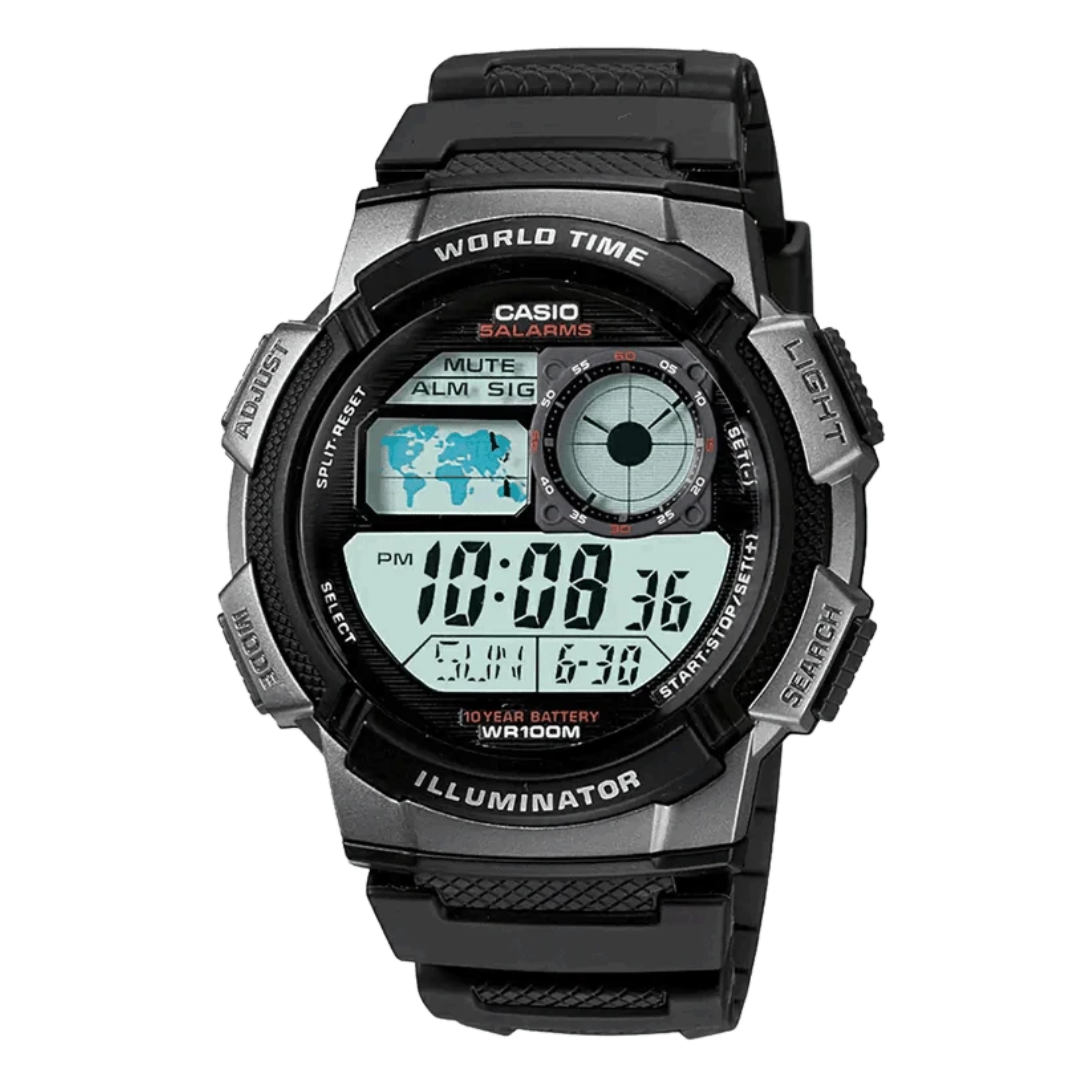 CASIO YOUTH AE-1000W-1BVDF - D081 - KRISHNA WATCH COMPANY