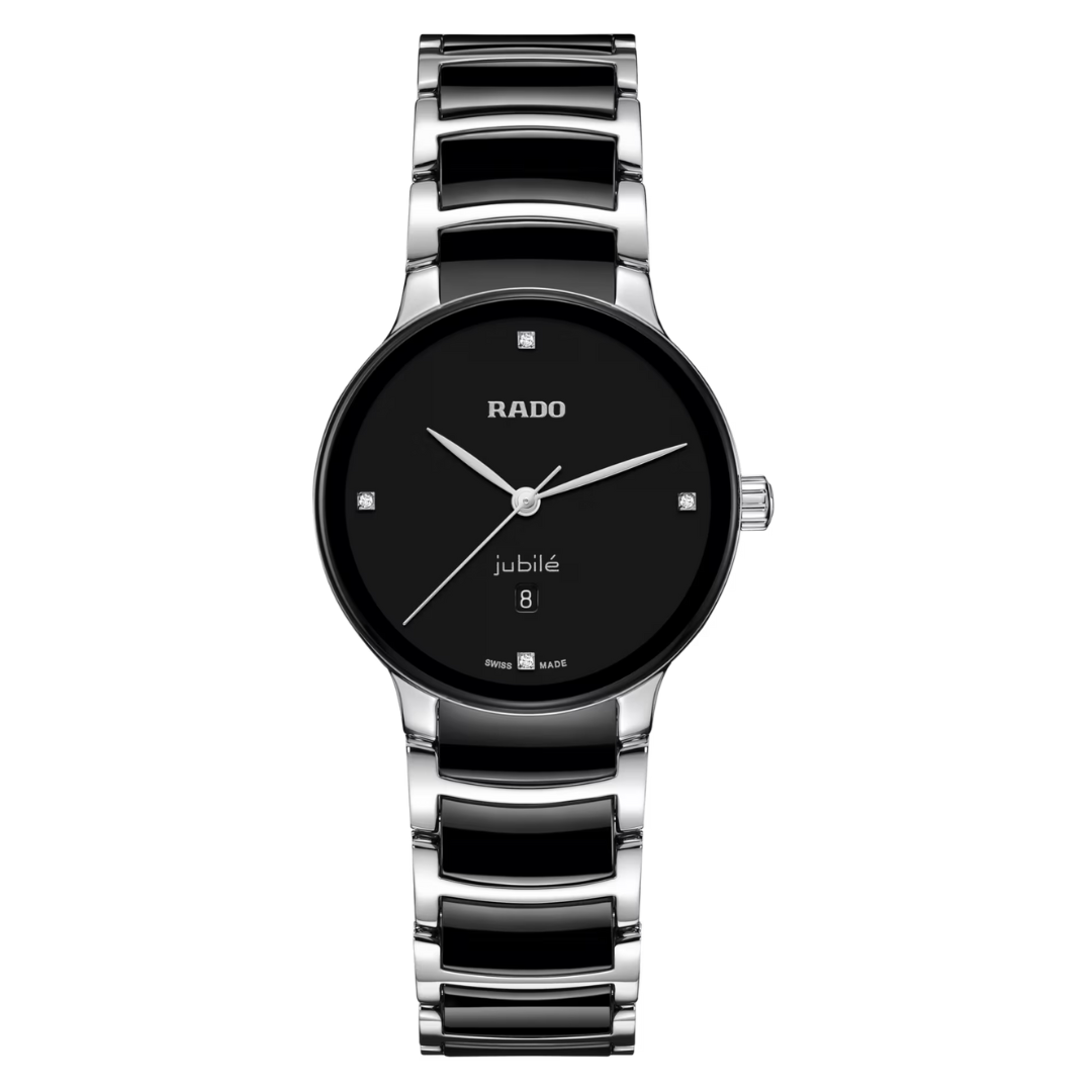 RADO Centrix Diamonds Watch for Women R30026712 - KRISHNA WATCH COMPANY