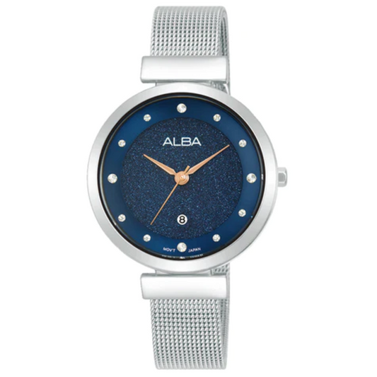 ALBA Blue Shimmer Ladies Watch AH7CA3X1
