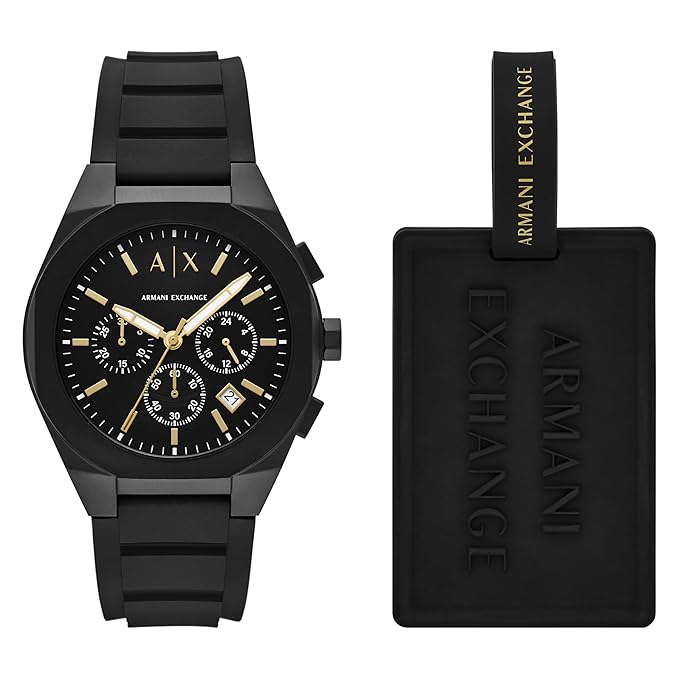 Armani Exchange Analog Watch Set for Men - AX7165SET - KRISHNA WATCH COMPANY