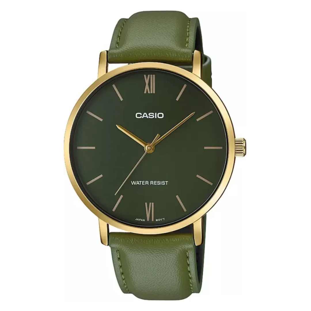 CASIO Enticer Men MTP-VT01GL-3BUDF - A1782 - KRISHNA WATCH COMPANY