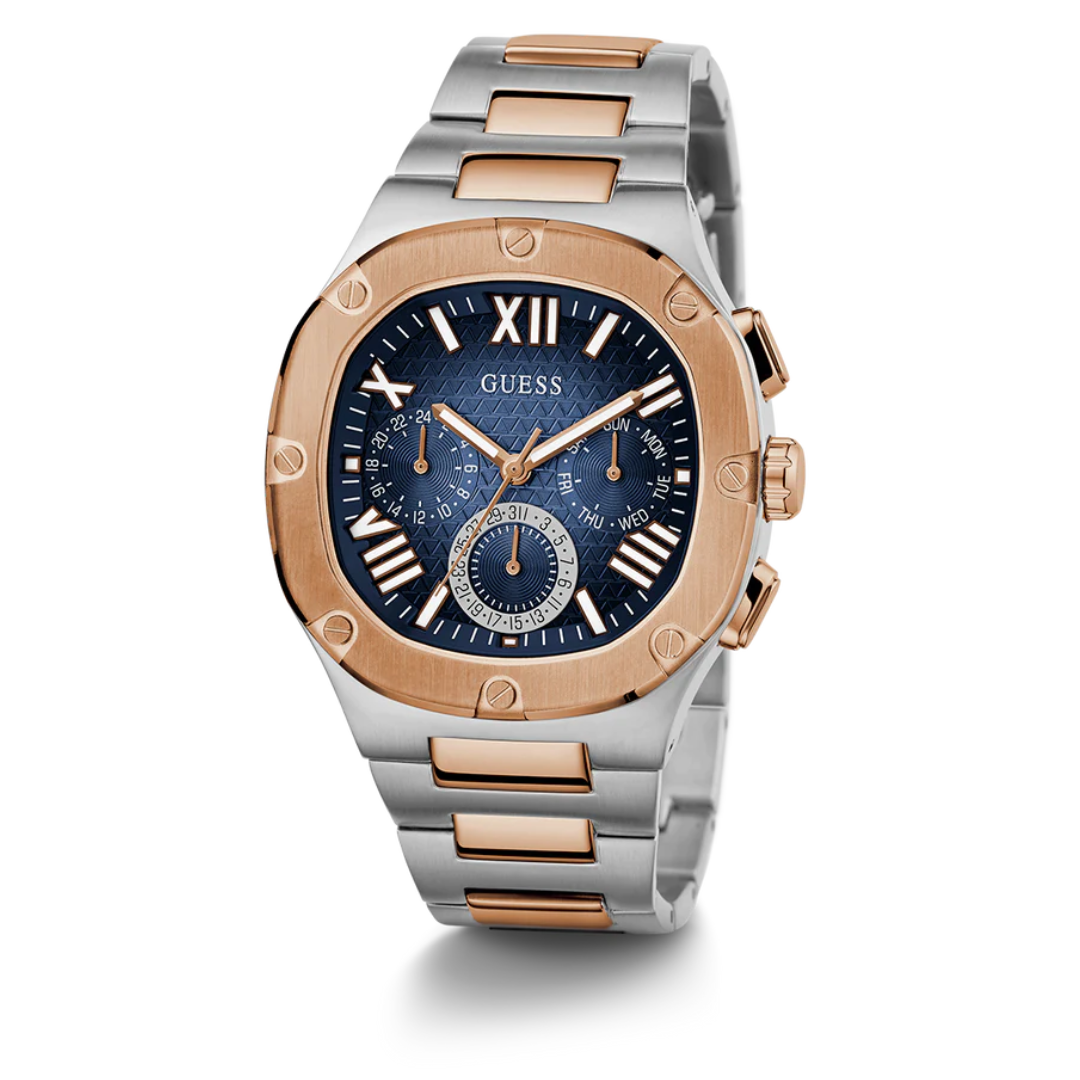 Guess Men's 2-Tone Multi-function Watch - GW0572G4 - KRISHNA WATCH COMPANY