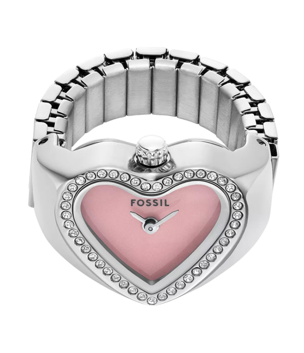 Fossil Watch Ring Two-Hand Stainless Steel - ES5408 - KRISHNA WATCH COMPANY