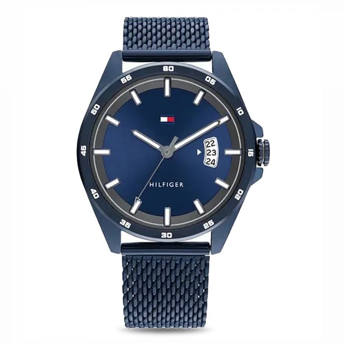 Tommy Hilfiger Stainless Steel Analog Blue Dial Men's Watch-NDTH1791911W - KRISHNA WATCH COMPANY