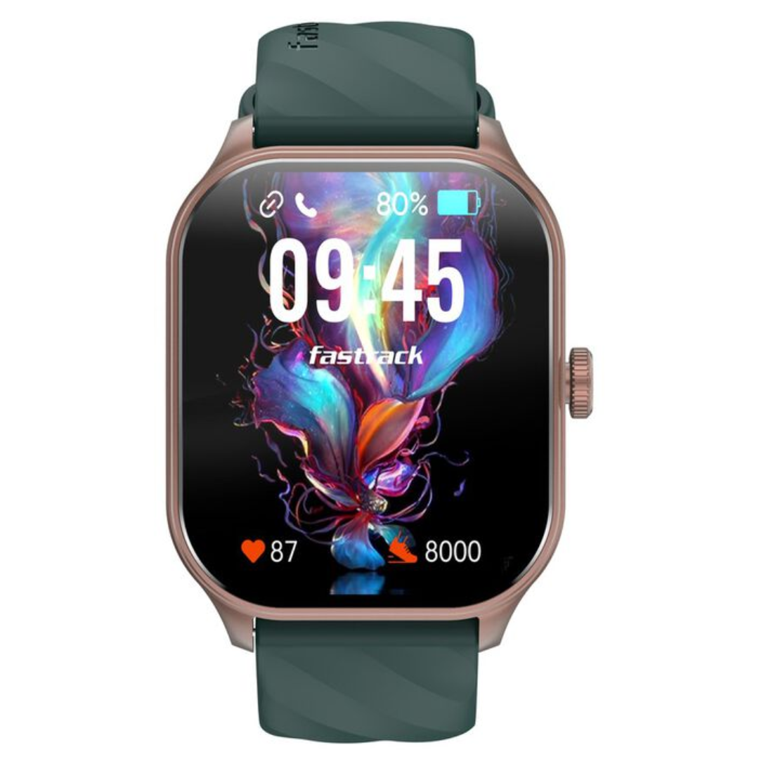 Fastrack Reflex Power|1.96" Super AMOLED Arched Display|SingleSync BT Calling|410 x 502 Pixel Resolution|IP68 WR 38086PP06 - KRISHNA WATCH COMPANY