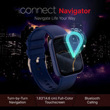 Timex iConnect by Timex Navigator 1.83 inches (4.6cm) Display with Turn By Turn Navigation & BT Calling Smartwatch For Unisex - TWIXW902T - KRISHNA WATCH COMPANY