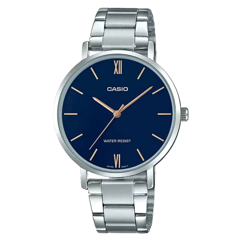 Casio ENTICER LADIES LTP-VT01D-2BUDF - A1623 - KRISHNA WATCH COMPANY