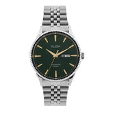 ALBA Emerald Green Silver Strap Mechanical Watch AL4235X1
