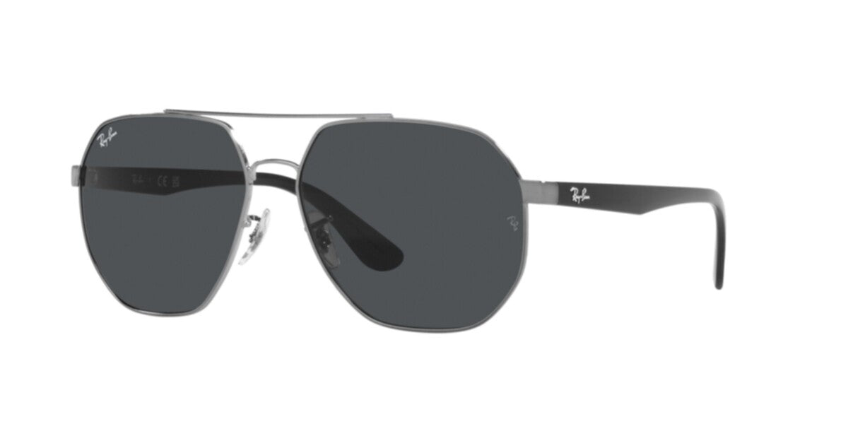 RAY-BAN SUNGLASSES | GUNMETAL SUNGLASSES ( 0RB3714I | IRREGULAR | GUNMETAL FRAME | GREY LENS ) - KRISHNA WATCH COMPANY