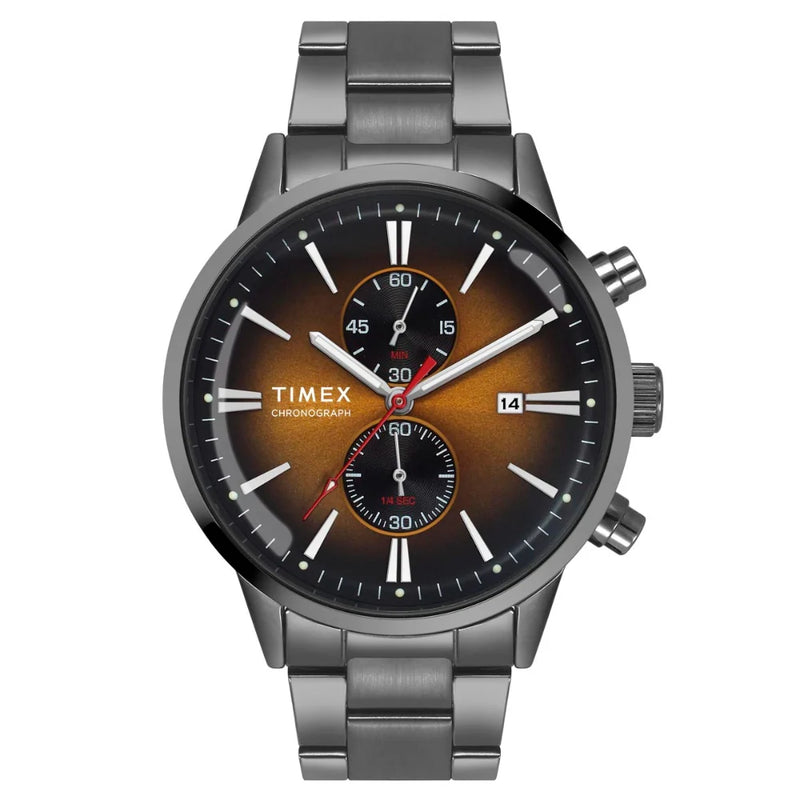 Timex Cosmic Awe Men Chronograph Round Dial Orange Watch - TWEG19932 - KRISHNA WATCH COMPANY