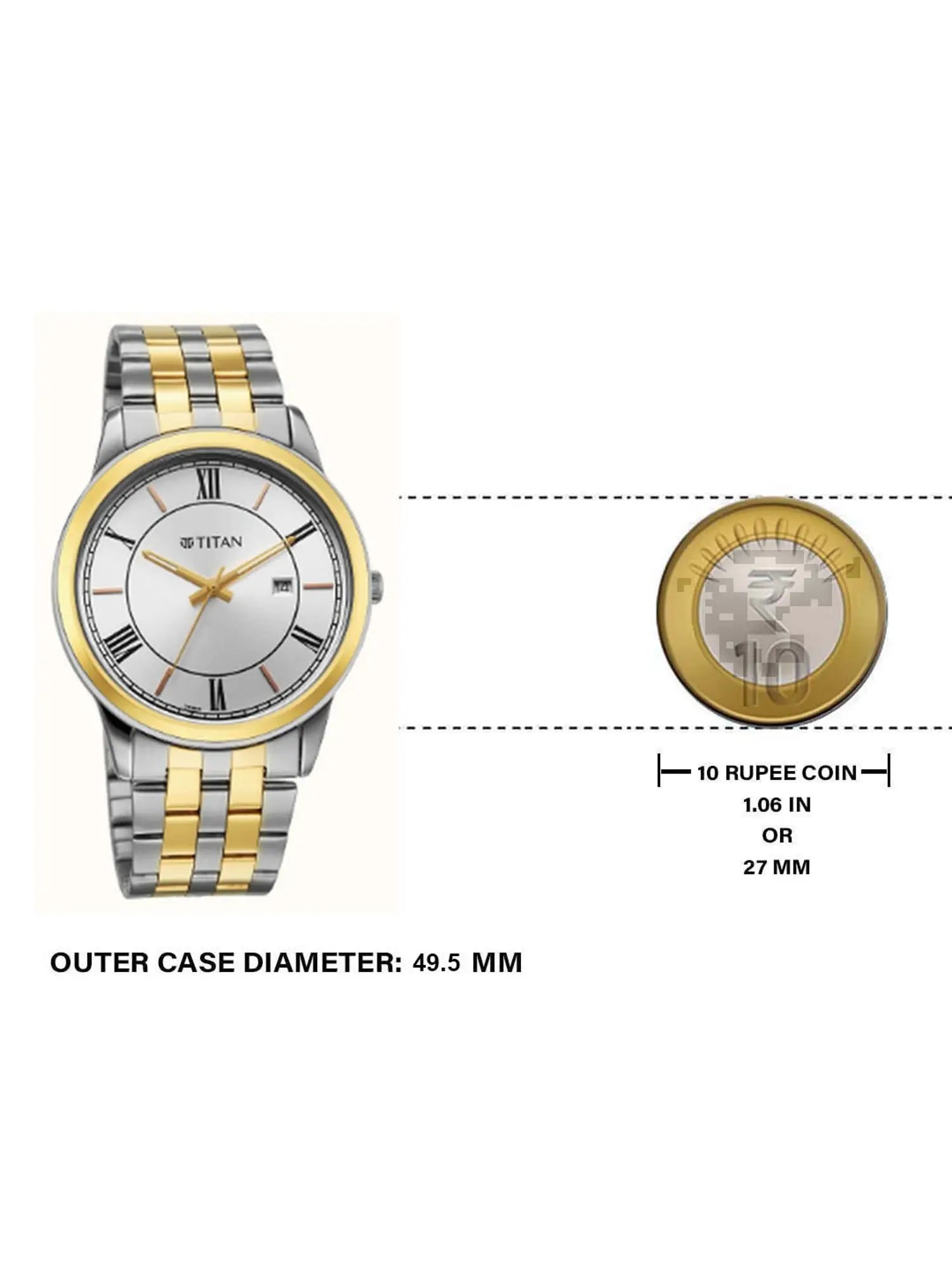 Titan Karishma Festive 3.0 Analog Watch For Men - 10060BM01 - KRISHNA WATCH COMPANY