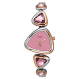 Timex Women Pink Triangle Analog Dial Watch- TWEL17700