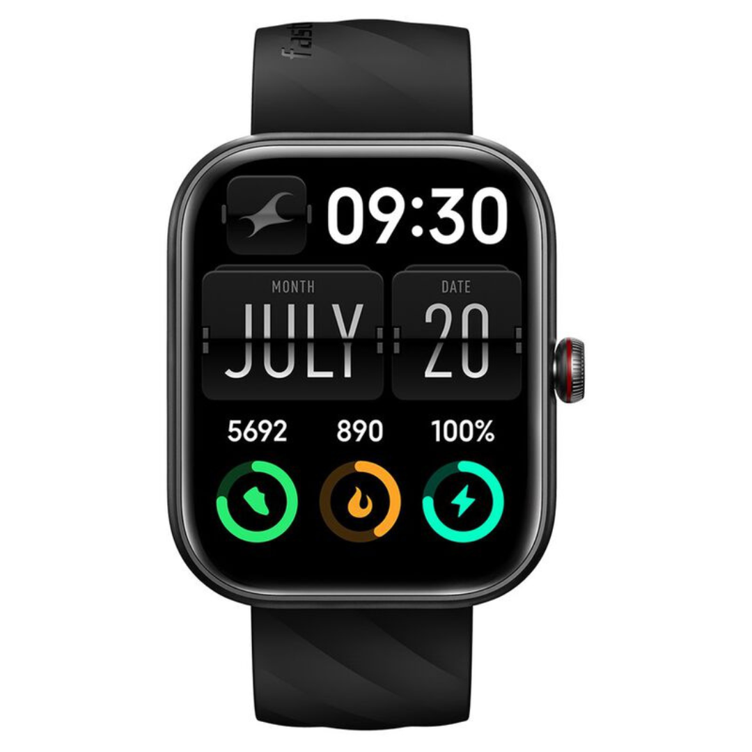 Fastrack Kruz+ 1.91 Inch Super HD Display with Functional Crown and Auto Multisport Recognition Smart Watch for Unisex 38104PP01 - KRISHNA WATCH COMPANY
