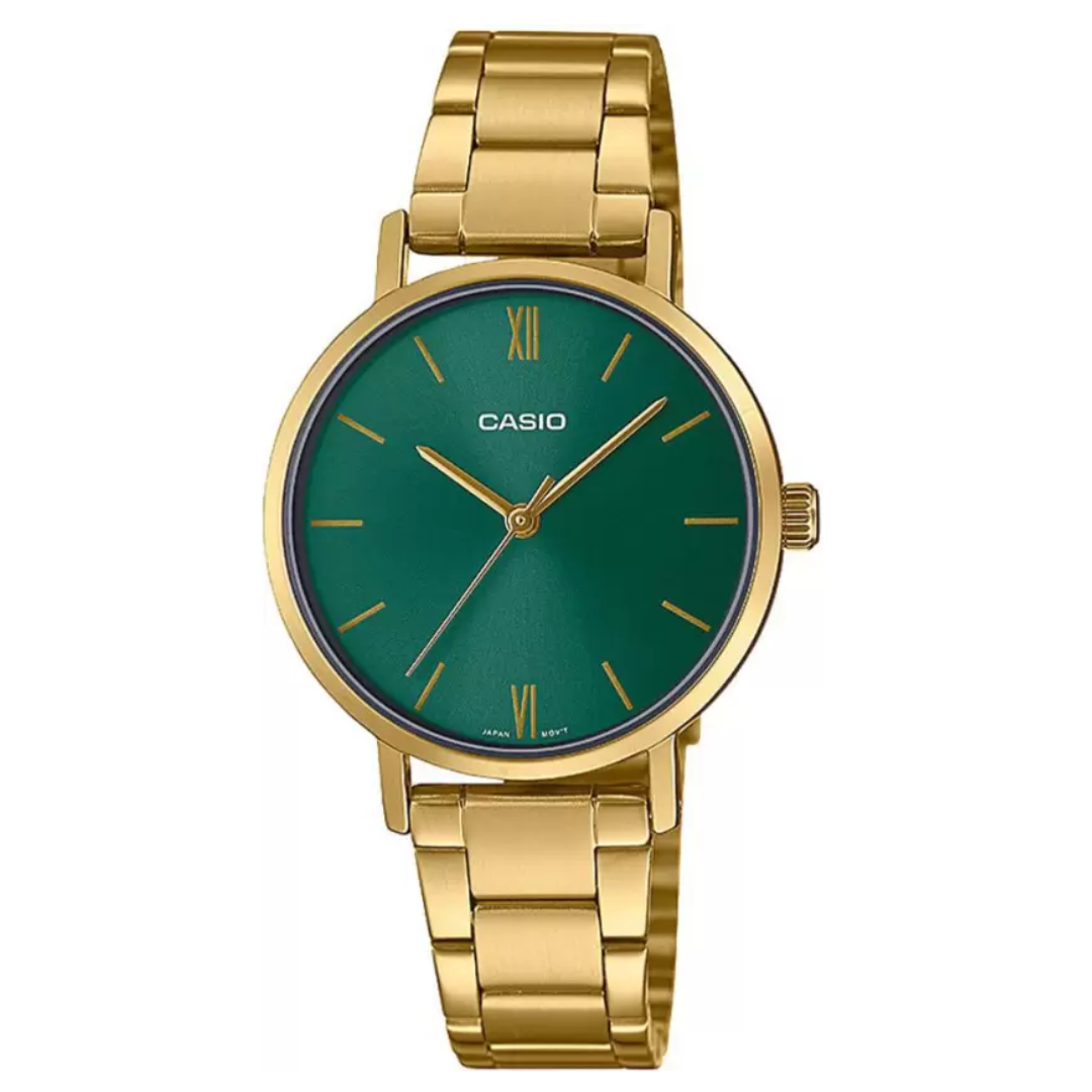 CASIO ENTICER LADIES LTP-VT02G-3AUDF - A1999 - KRISHNA WATCH COMPANY