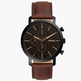 Luther Chronograph Brown Leather Watch BQ2461