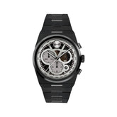 Movado Bold Men Quartz Black & Grey Dial Chronograph Stainless Steel Watch 3601184