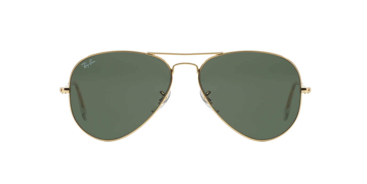 Ray-Ban Unisex UV Protected Green Lens Pilot Sunglasses - 0RB3025I L0205 58