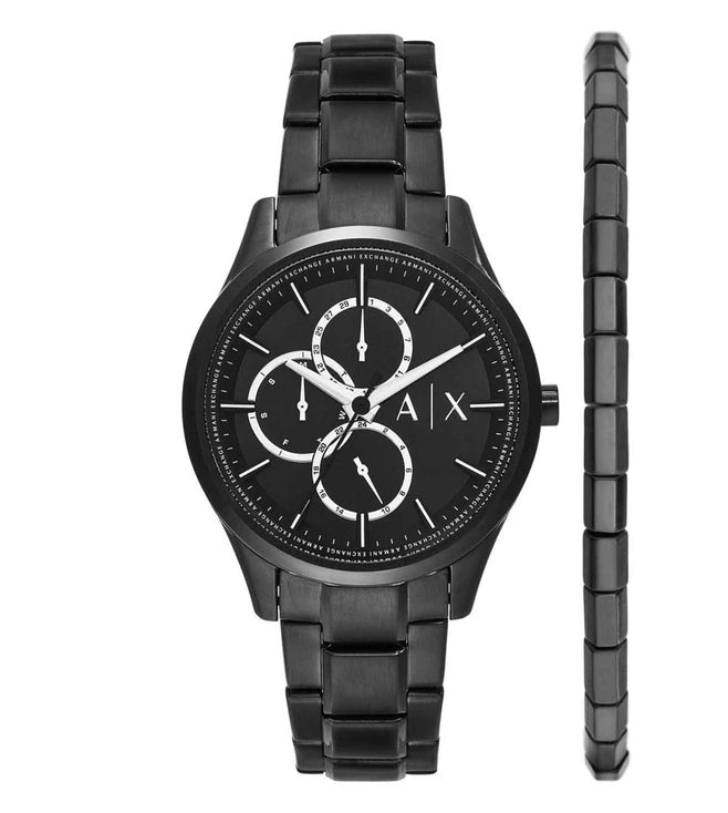 ARMANI EXCHANGE Dante Chronograph Watch for Men with Bracelet - AX7154SET - KRISHNA WATCH COMPANY