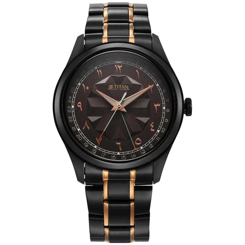 Titan Classique Men's Analog Watch - 1805KM09 - KRISHNA WATCH COMPANY