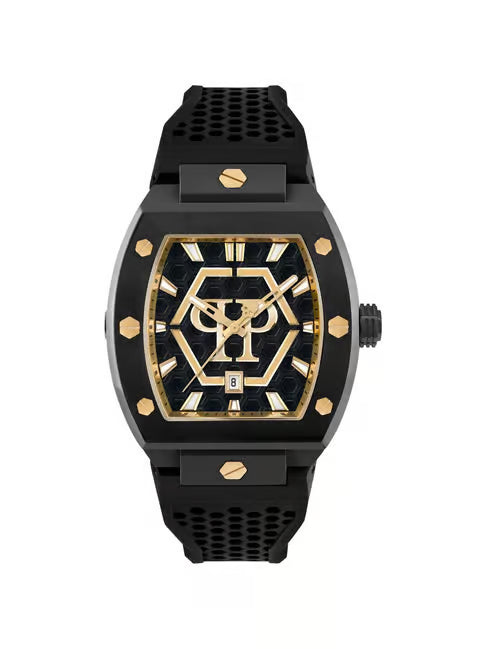 PHILIPP PLEIN Pua-The Hexagon Phantom-P Analog Watch for Men PWPUA0224 - KRISHNA WATCH COMPANY