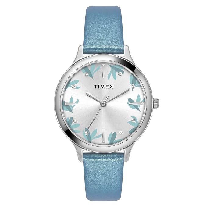 TIMEX Women Silver Round Dial Analog Watch - TWTL12106 - KRISHNA WATCH COMPANY