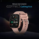 Timex iConnect Calling Ace 1.83 inches (4.64 cm) Display with Functional Crown and BT Calling Smartwatch For Unisex - TWIXW1101T