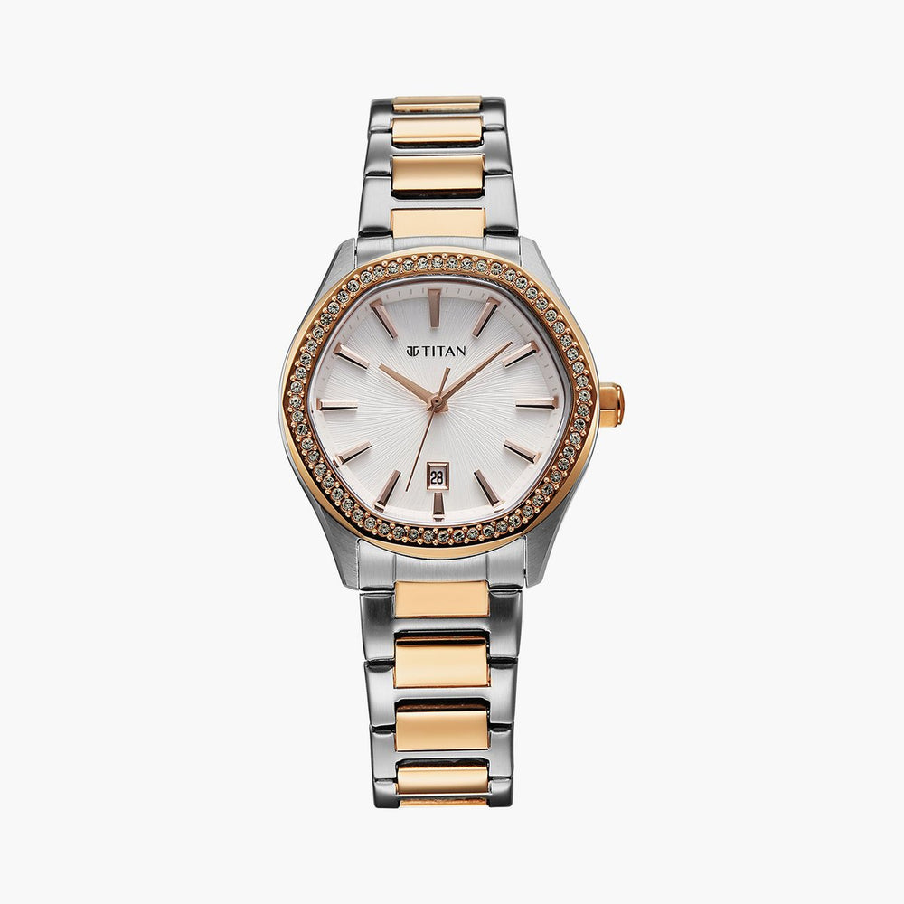 Titan Glamour Watch For Women - 95326KM01 - KRISHNA WATCH COMPANY