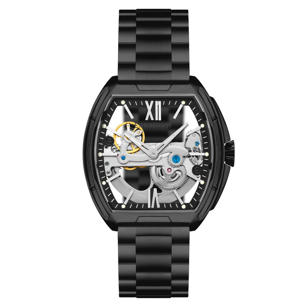 Earnshaw Knightsbridge Black Dial Men's Watch ES-8316-22 - KRISHNA WATCH COMPANY