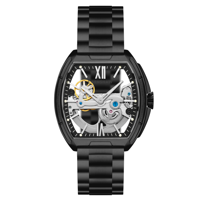 Earnshaw Knightsbridge Black Dial Men's Watch ES-8316-22 - KRISHNA WATCH COMPANY