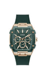 GUESS Rectangle 44mm Green Dial Analog Men Watch - GW0956G6