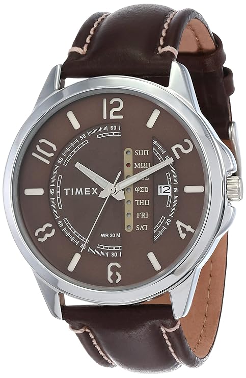 Timex Analog Brown Dial Men's Watch-TWEG16503 - KRISHNA WATCH COMPANY