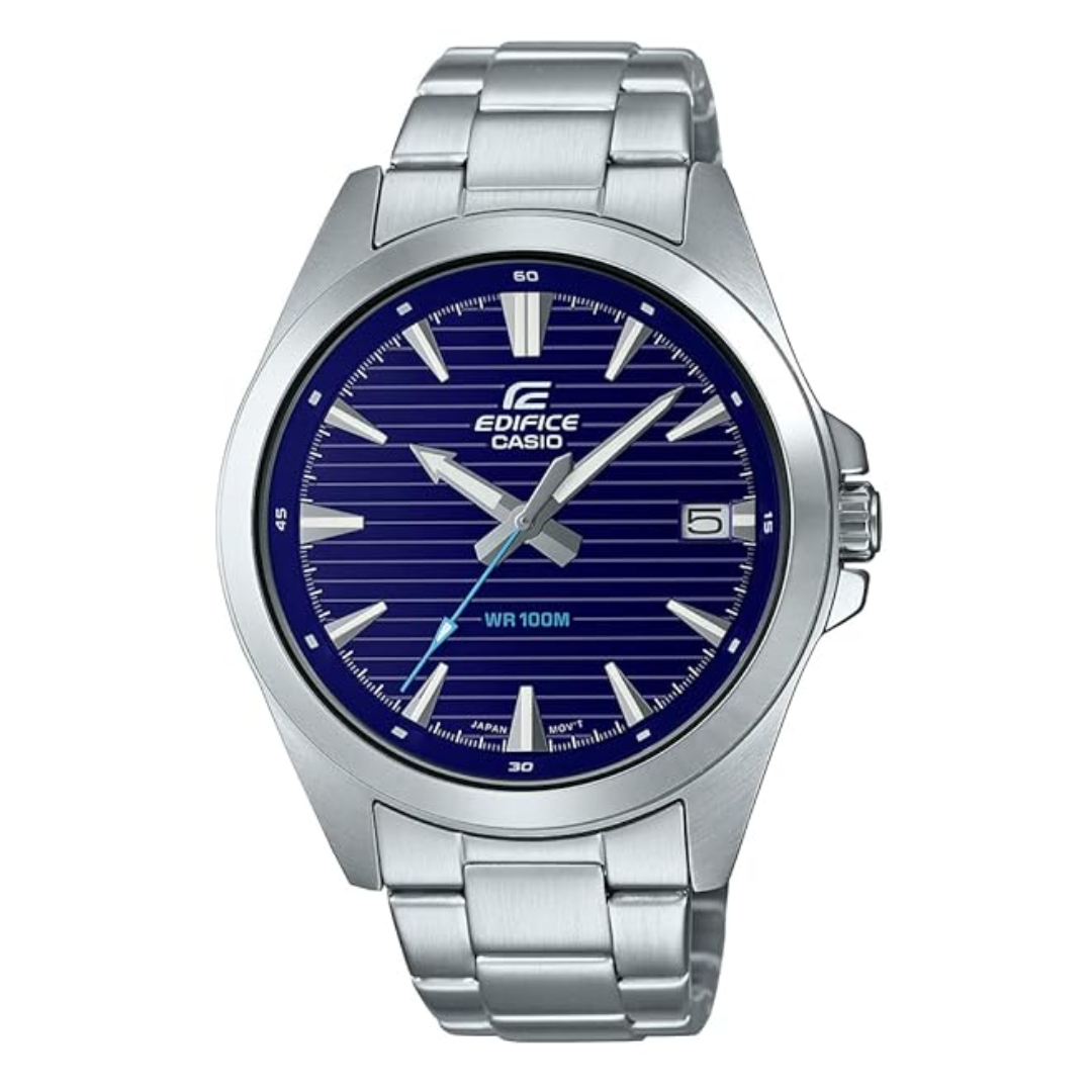 CASIO Silver Analog - Men's Watch EDIFICE EFV-140D-2AVUDF - ED536 - KRISHNA WATCH COMPANY