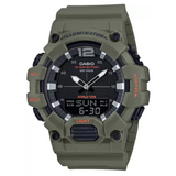Casio Analog-Digital Black Dial Men's Watch- HDC700-3A2VDF - D178