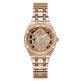 Guess Ladies Rose Gold Tone Multi-function Watch GW0604L3