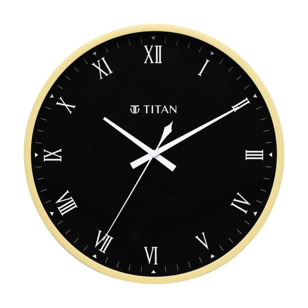 Titan Wall Clock with Silent Sweep Technology - W0043PA06A - KRISHNA WATCH COMPANY
