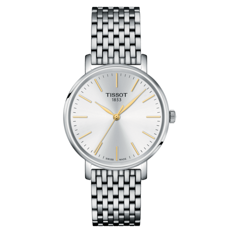 Tissot Unisex T-classic Round White Watches T1432101101101 - KRISHNA WATCH COMPANY