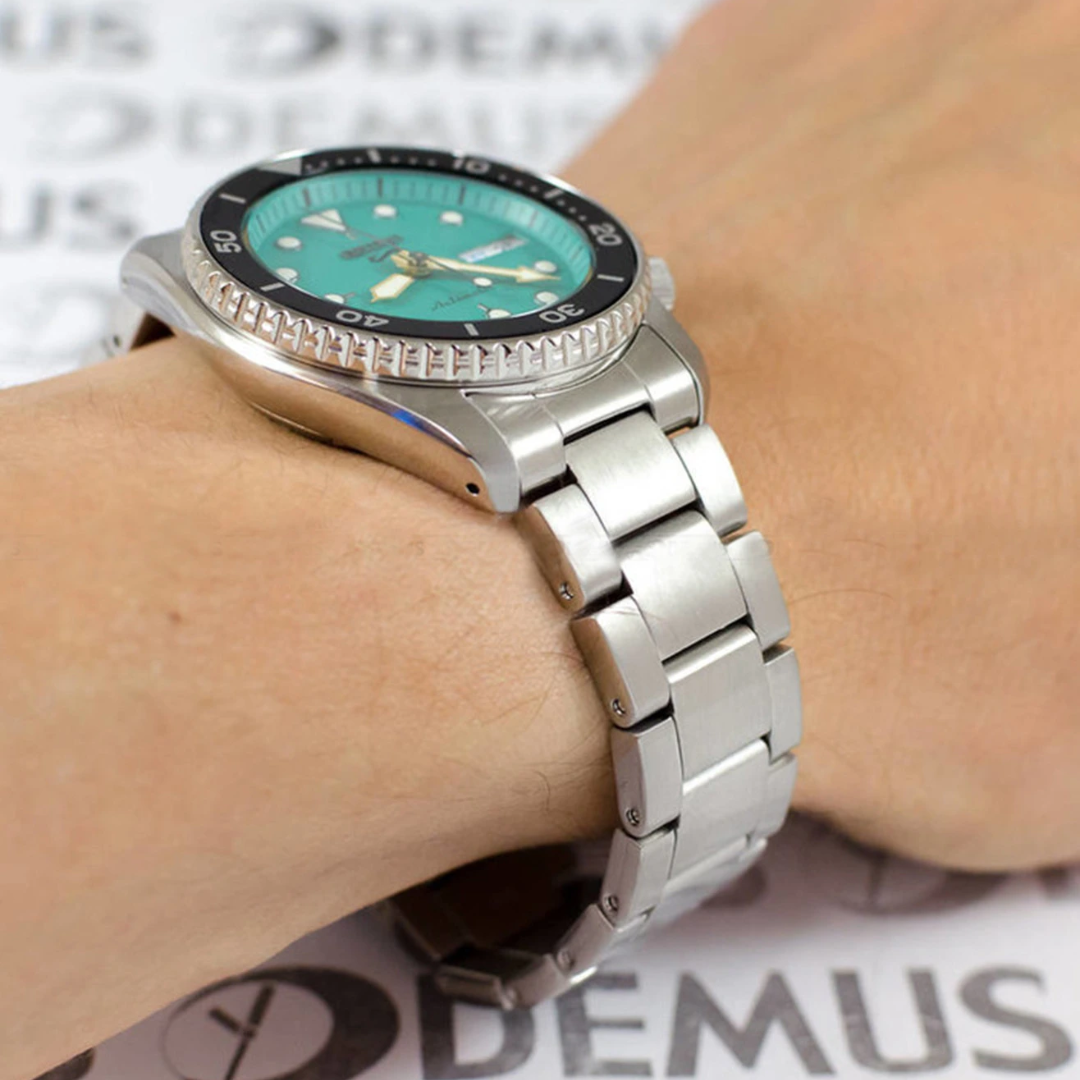 Seiko 5 Sports SKX Midi Teal SRPK33K1 - KRISHNA WATCH COMPANY