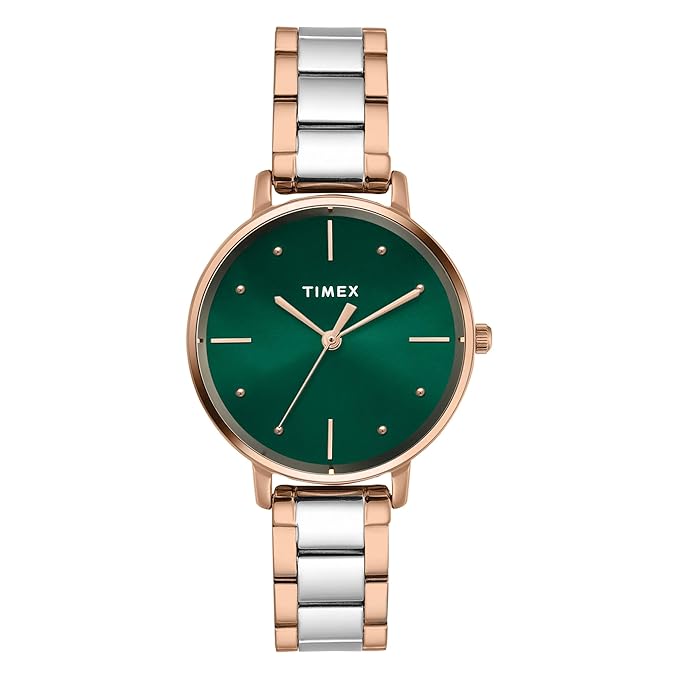 Timex Green Dial Women's Watch - TWEL15827 - KRISHNA WATCH COMPANY